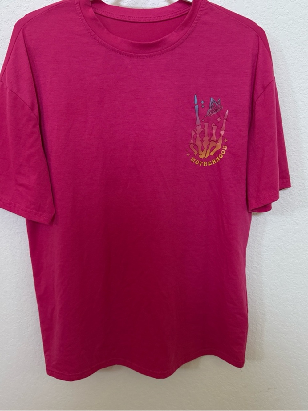 Motherhood Graphic Short-Sleeve Tee - Pink